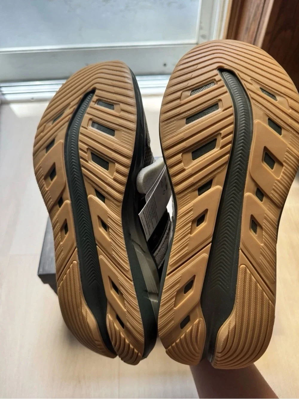 adidas Men’s Olive Gray Mesh Sneakers